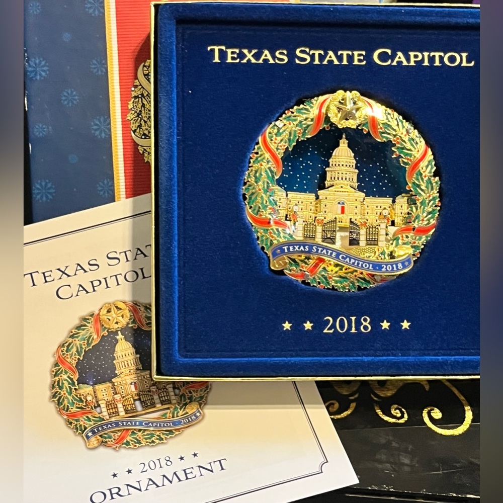 2018 Texas State Capitol Christmas Starry Night Ornament